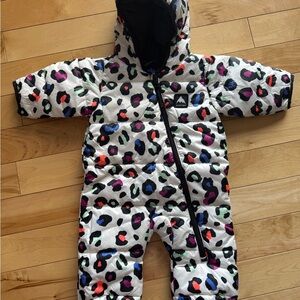 Burton Multicolor Leopard Print Kids Footie